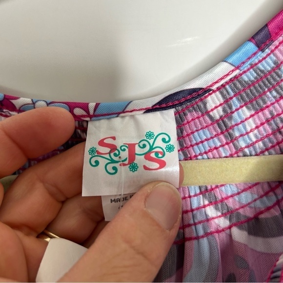 New Vtg SJS Women’s Nightgown Size Small Purple BNWT - Picture 2 of 4